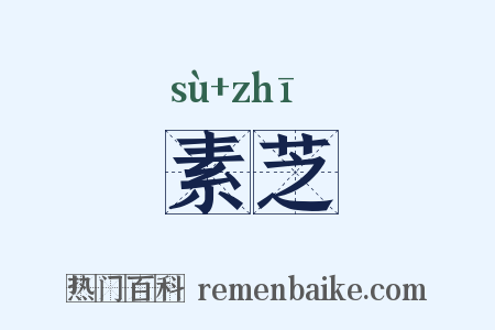 素芝是什么意思的图片